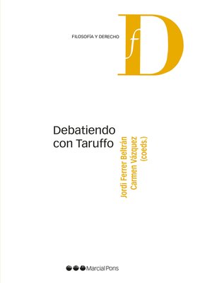 cover image of Debatiendo con Taruffo